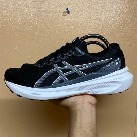 ASICS Gel Kayano 30 Running Sneakers “Black White Sheet Rock” - Picture 3 of 17